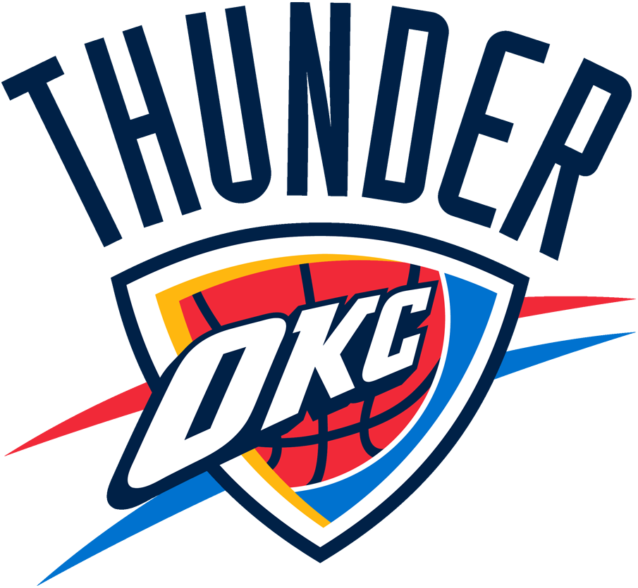 Oklahoma City Thunder logos iron-ons